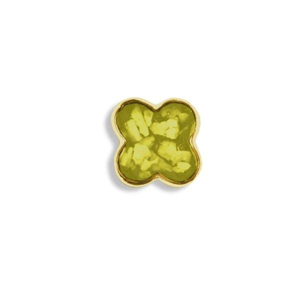 Load image into Gallery viewer, EverWith™ Large Clover Memorial Ashes Element for Glass Locket - EverWith Memorial Jewellery - Trade