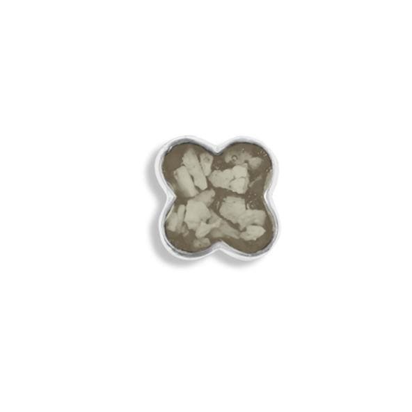 Load image into Gallery viewer, EverWith™ Large Clover Memorial Ashes Element for Glass Locket - EverWith Memorial Jewellery - Trade