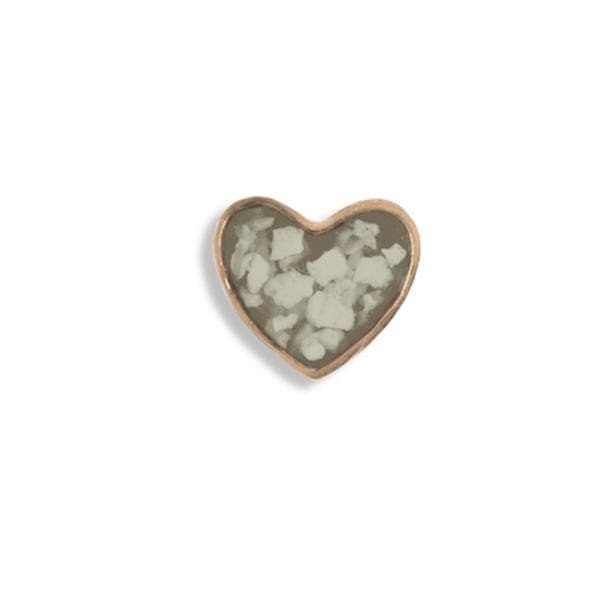 Load image into Gallery viewer, EverWith™ Large Heart Memorial Ashes Element for Glass Locket - EverWith Memorial Jewellery - Trade