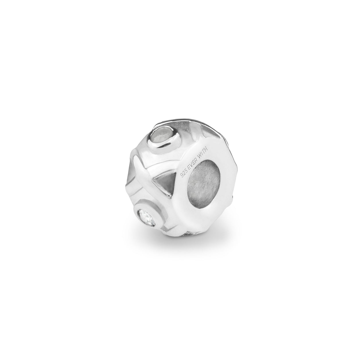 Load image into Gallery viewer, EverWith™ Peace Memorial Ashes Charm Bead with Swarovski Crystals - EverWith Memorial Jewellery - Trade