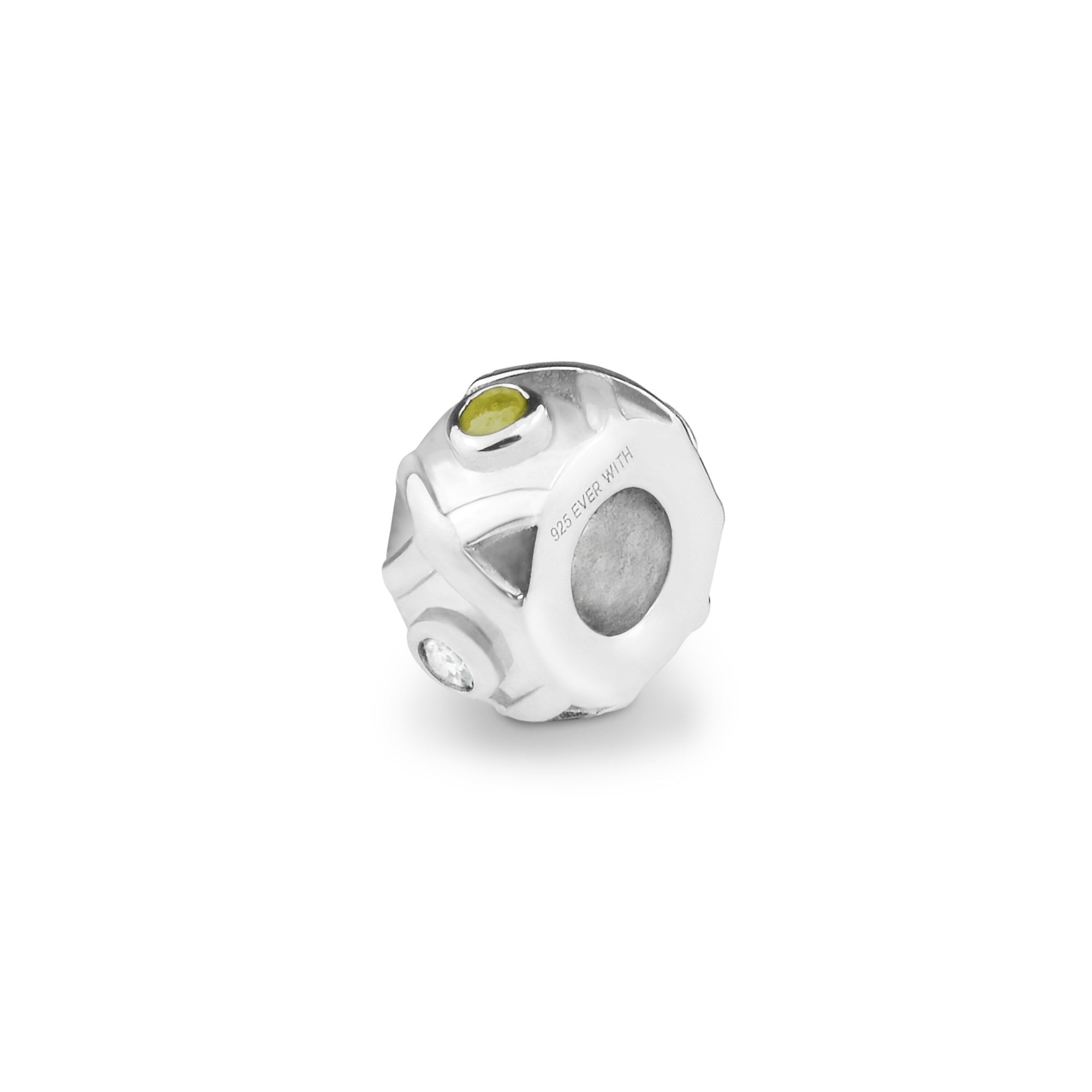 EverWith™ Peace Memorial Ashes Charm Bead with Swarovski Crystals - EverWith Memorial Jewellery - Trade