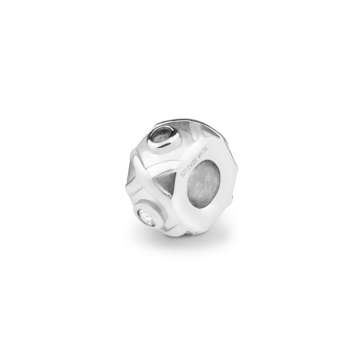 Load image into Gallery viewer, EverWith™ Peace Memorial Ashes Charm Bead with Swarovski Crystals - EverWith Memorial Jewellery - Trade