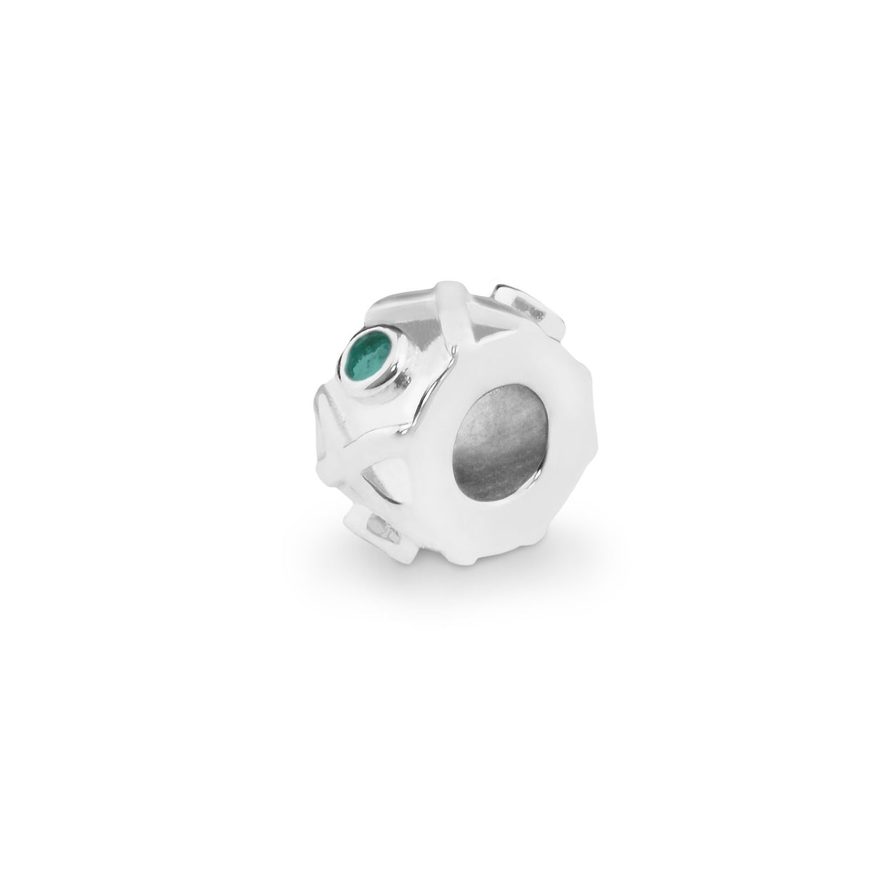 Load image into Gallery viewer, EverWith™ Peace Memorial Ashes Charm Bead with Swarovski Crystals - EverWith Memorial Jewellery - Trade
