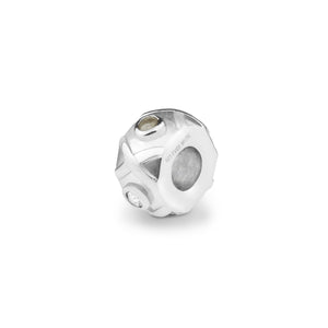 EverWith™ Peace Memorial Ashes Charm Bead with Swarovski Crystals - EverWith Memorial Jewellery - Trade