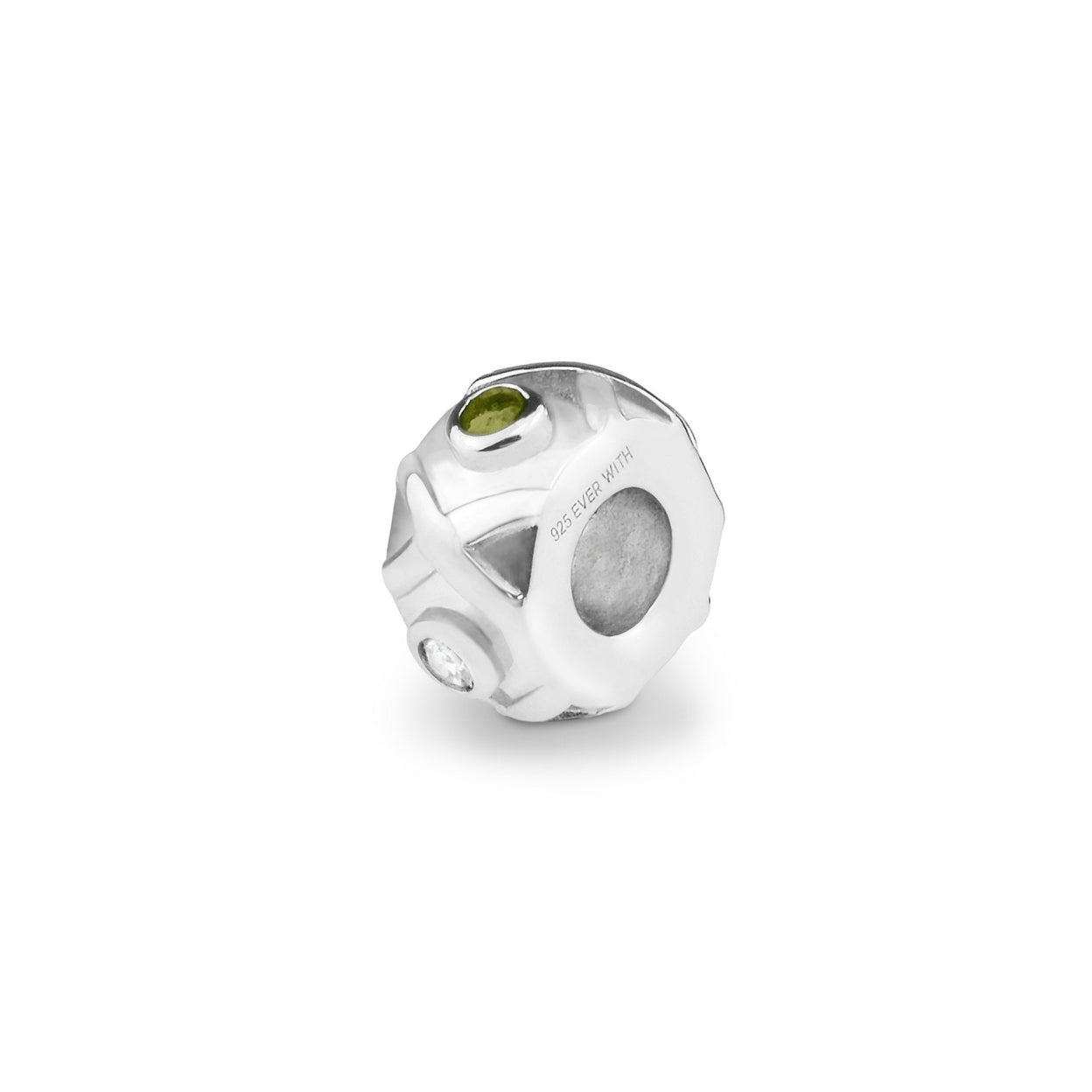 Load image into Gallery viewer, EverWith™ Peace Memorial Ashes Charm Bead with Swarovski Crystals - EverWith Memorial Jewellery - Trade