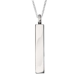 EverWith™ Self-fill Bar Memorial Ashes Pendant with Crystal - EverWith Memorial Jewellery - Trade