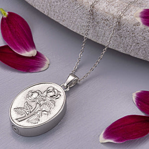 EverWith™ Self-fill Blossoming Rose Memorial Ashes Pendant - EverWith Memorial Jewellery - Trade
