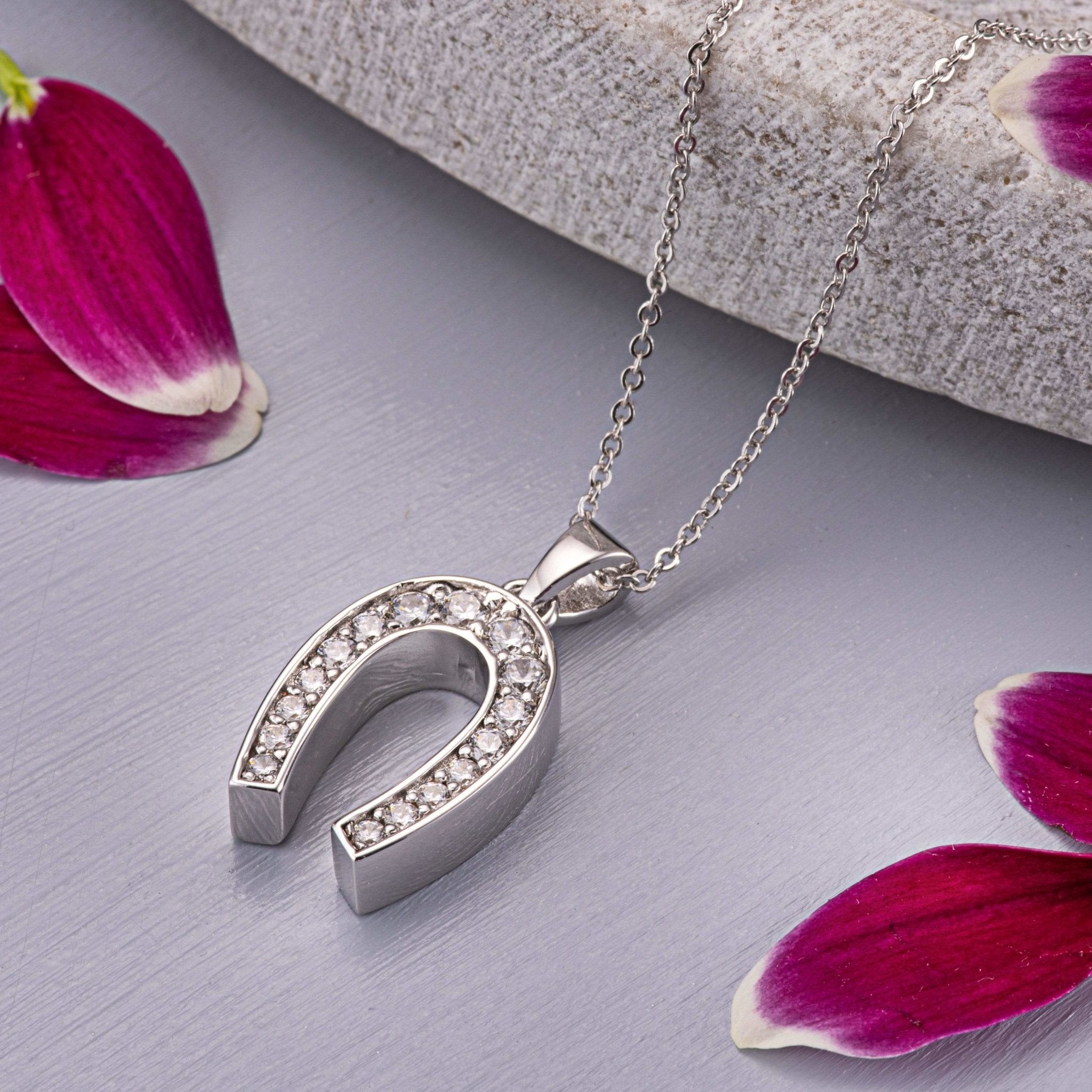 EverWith™ Self-fill Everlasting Love Memorial Ashes Pendant with Crystals - EverWith Memorial Jewellery - Trade