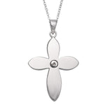 EverWith™ Self-fill Infinity Cross Memorial Ashes Pendant with Crystals - EverWith Memorial Jewellery - Trade