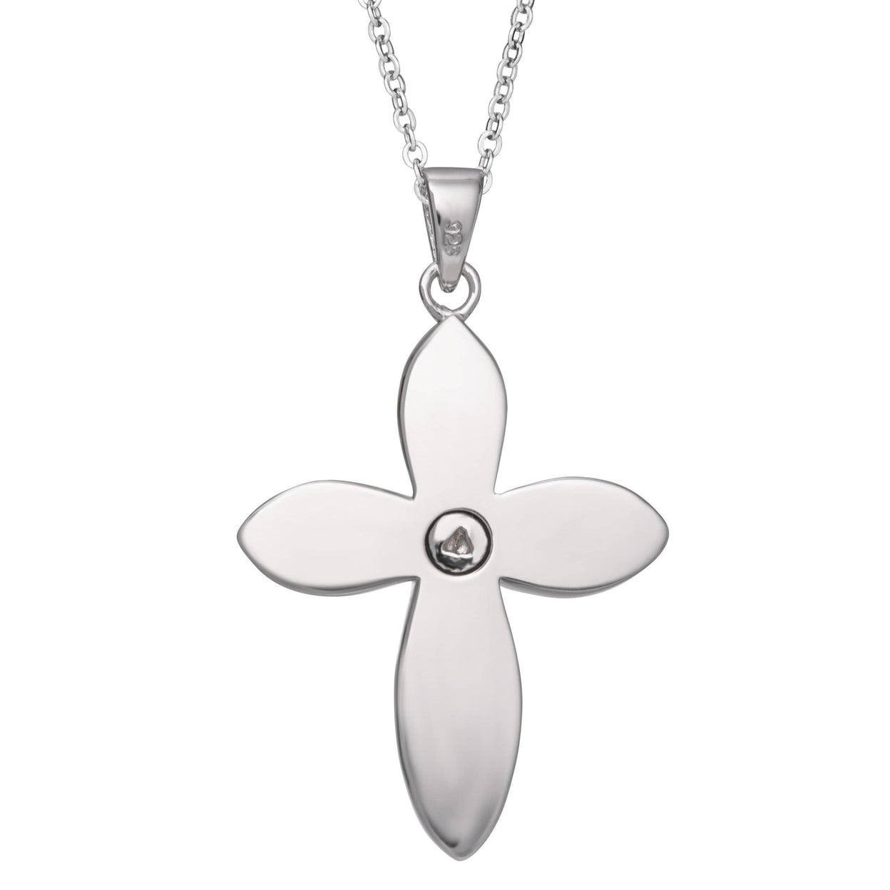 Load image into Gallery viewer, EverWith™ Self-fill Infinity Cross Memorial Ashes Pendant with Crystals - EverWith Memorial Jewellery - Trade