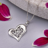 EverWith™ Self Fill Intricate Heart Memorial Ashes Pendant - EverWith Memorial Jewellery - Trade