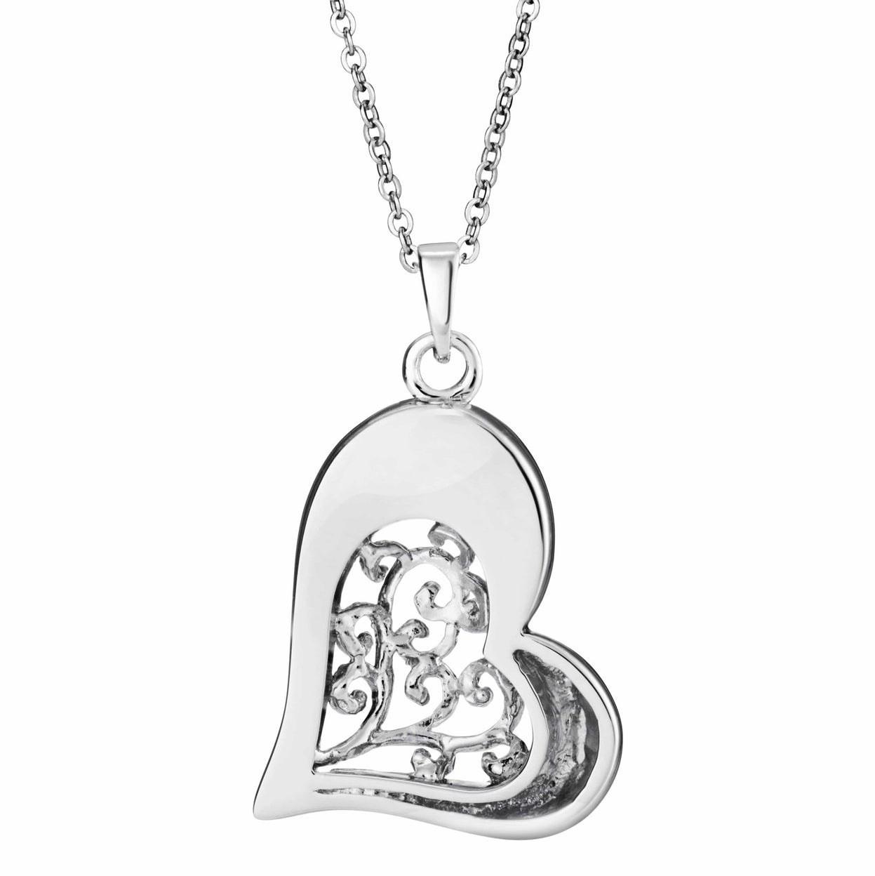 Load image into Gallery viewer, EverWith™ Self Fill Intricate Heart Memorial Ashes Pendant - EverWith Memorial Jewellery - Trade