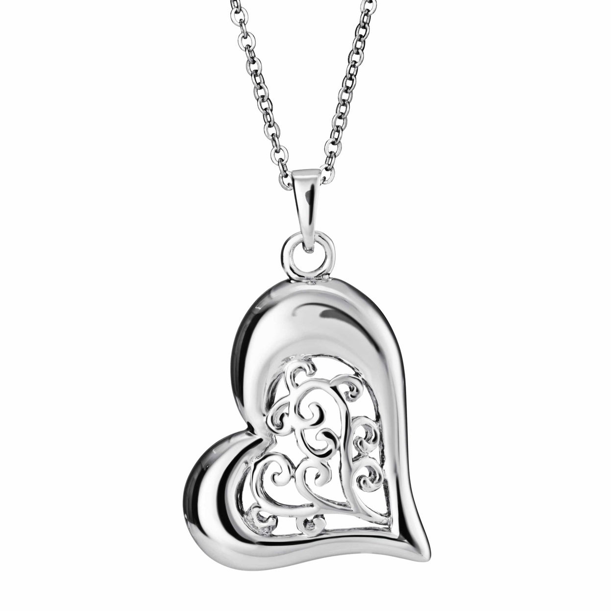 Load image into Gallery viewer, EverWith™ Self Fill Intricate Heart Memorial Ashes Pendant - EverWith Memorial Jewellery - Trade