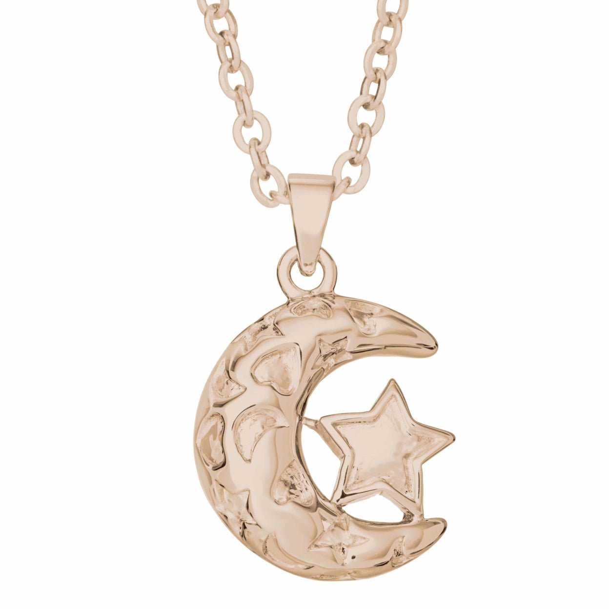 Load image into Gallery viewer, EverWith™ Self-fill Moon and Stars Memorial Ashes Pendant - EverWith Memorial Jewellery - Trade