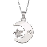 EverWith™ Self-fill Moon and Stars Memorial Ashes Pendant - EverWith Memorial Jewellery - Trade