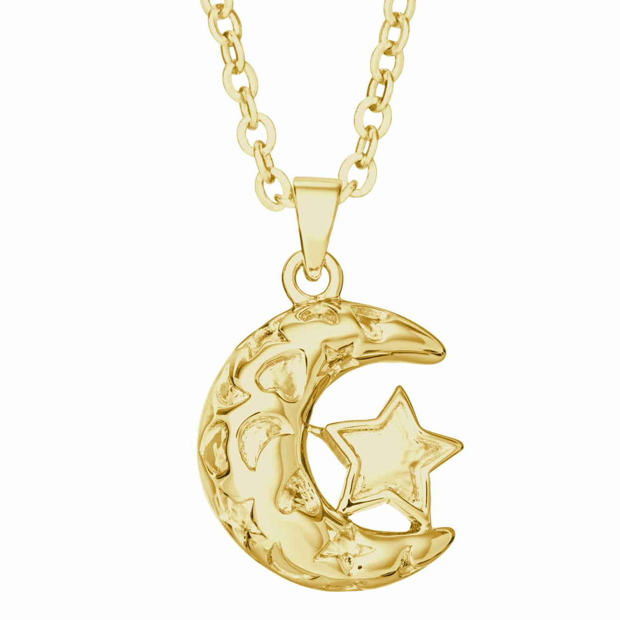 Load image into Gallery viewer, EverWith™ Self-fill Moon and Stars Memorial Ashes Pendant - EverWith Memorial Jewellery - Trade
