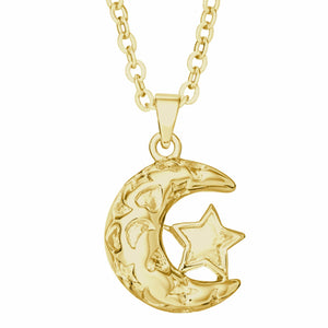 EverWith™ Self-fill Moon and Stars Memorial Ashes Pendant - EverWith Memorial Jewellery - Trade