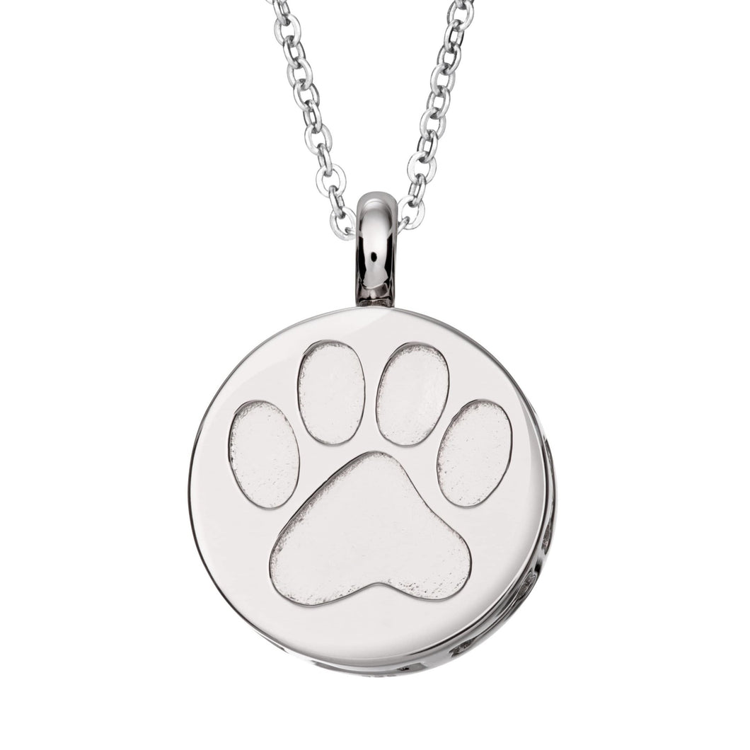 EverWith™ Self-fill Paw Print Memorial Ashes Pendant - EverWith Memorial Jewellery - Trade