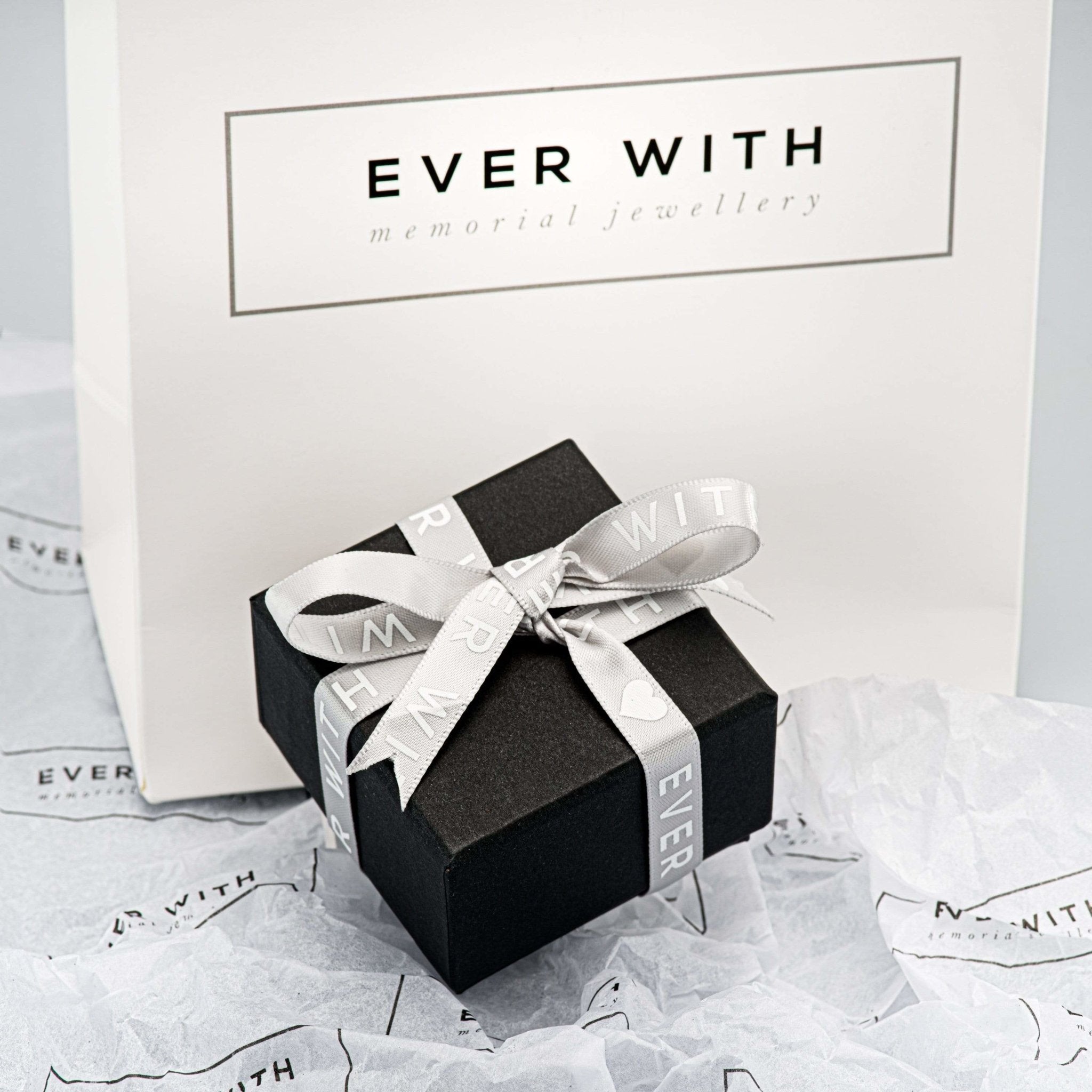 EverWith™ Self-fill Round Always in my Heart Memorial Ashes Charm Bead - EverWith Memorial Jewellery - Trade