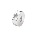 EverWith™ Self-fill Round Butterfly Memorial Ashes Charm Bead - EverWith Memorial Jewellery - Trade