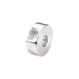 EverWith™ Self-fill Round Butterfly Memorial Ashes Charm Bead - EverWith Memorial Jewellery - Trade