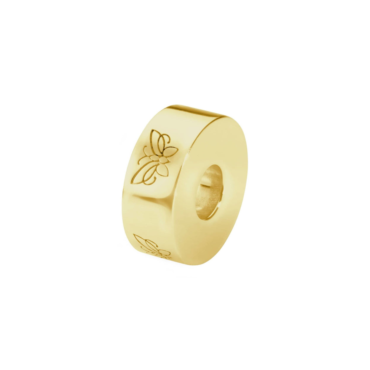 Load image into Gallery viewer, EverWith™ Self-fill Round Butterfly Memorial Ashes Charm Bead - EverWith Memorial Jewellery - Trade