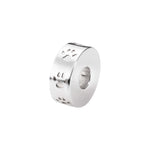 EverWith™ Self-fill Round Cat Paw Print Memorial Ashes Charm Bead - EverWith Memorial Jewellery - Trade