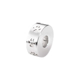 EverWith™ Self-fill Round Cat Paw Print Memorial Ashes Charm Bead - EverWith Memorial Jewellery - Trade
