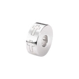 EverWith™ Self-fill Round Cross Memorial Ashes Charm Bead - EverWith Memorial Jewellery - Trade