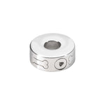 EverWith™ Self-fill Round Dog Bone Memorial Ashes Charm Bead - EverWith Memorial Jewellery - Trade