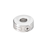 EverWith™ Self-fill Round Dog Bone Memorial Ashes Charm Bead - EverWith Memorial Jewellery - Trade