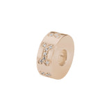 EverWith™ Self-fill Round Dog Bone Memorial Ashes Charm Bead with Crystals - EverWith Memorial Jewellery - Trade