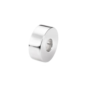 EverWith™ Self-fill Round Plain Memorial Ashes Charm Bead - EverWith Memorial Jewellery - Trade