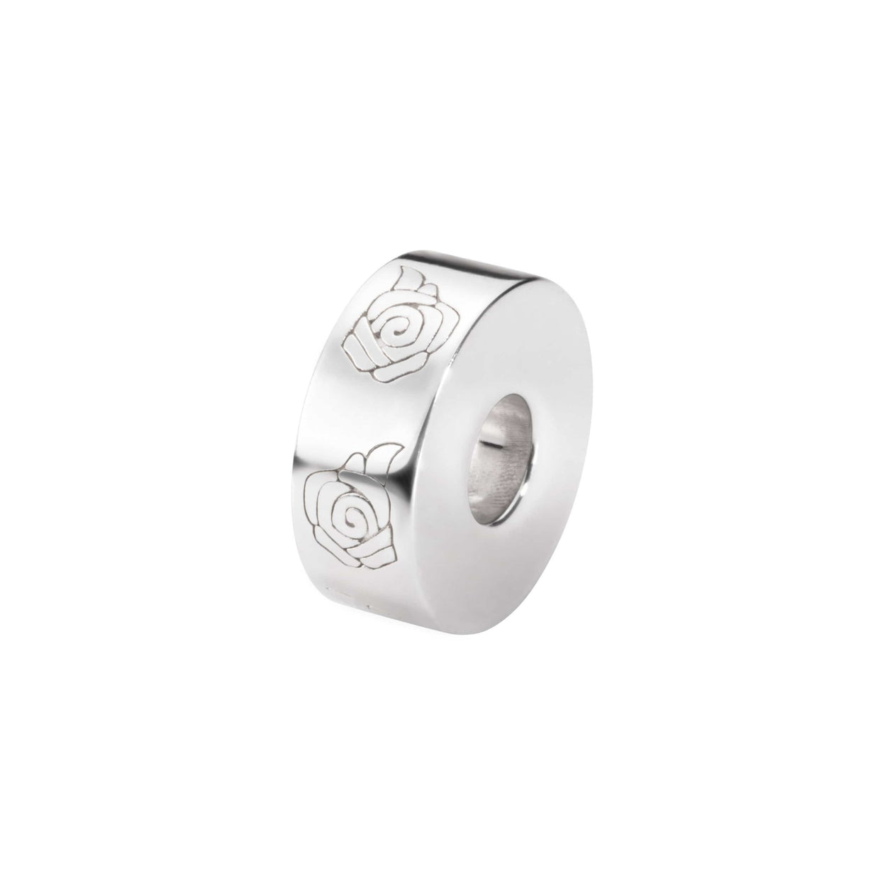 Load image into Gallery viewer, EverWith™ Self-fill Round Rose Memorial Ashes Charm Bead - EverWith Memorial Jewellery - Trade