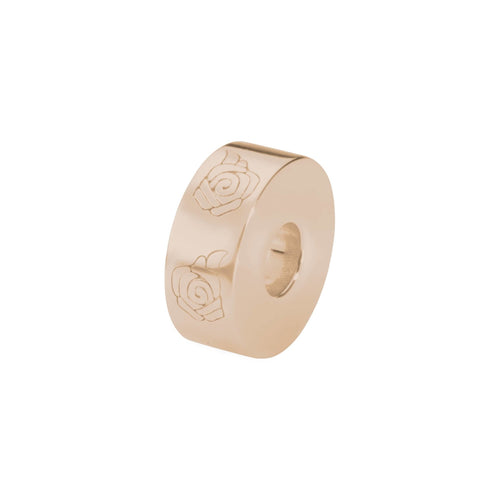 EverWith™ Self-fill Round Rose Memorial Ashes Charm Bead - EverWith Memorial Jewellery - Trade