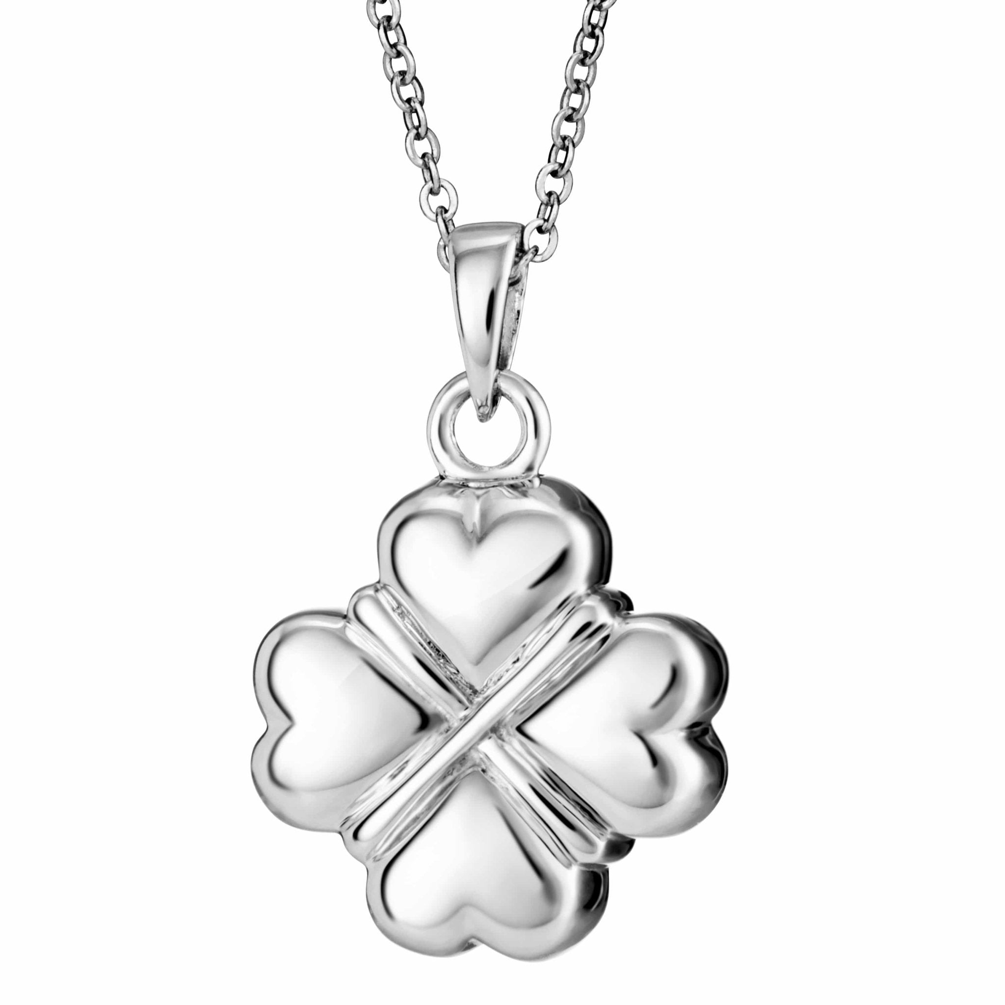 EverWith™ Self-fill Traditional Clover Memorial Ashes Pendant - EverWith Memorial Jewellery - Trade