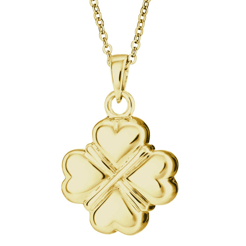 EverWith™ Self-fill Traditional Clover Memorial Ashes Pendant - EverWith Memorial Jewellery - Trade