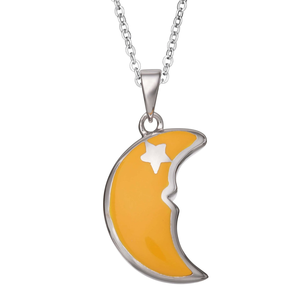 Load image into Gallery viewer, EverWith™ Self-fill Yellow Moon Memorial Ashes Pendant - EverWith Memorial Jewellery - Trade