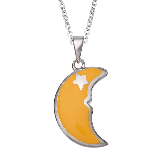 EverWith™ Self-fill Yellow Moon Memorial Ashes Pendant - EverWith Memorial Jewellery - Trade