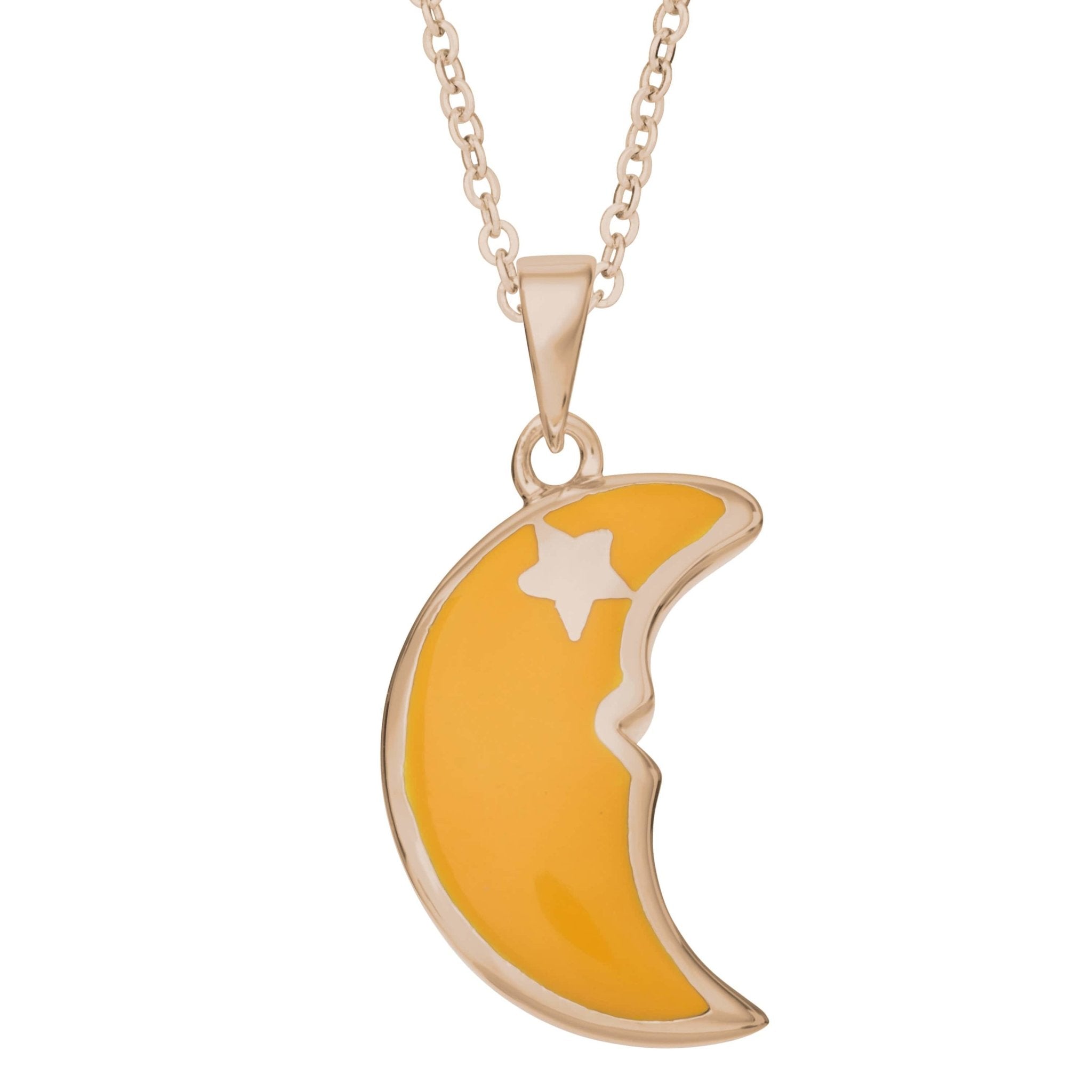 EverWith™ Self-fill Yellow Moon Memorial Ashes Pendant - EverWith Memorial Jewellery - Trade
