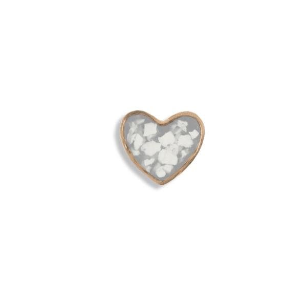 Load image into Gallery viewer, EverWith™ Small Heart Memorial Ashes Element for Glass Locket - EverWith Memorial Jewellery - Trade