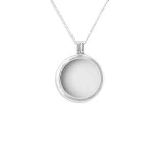 EverWith™ Small Round Glass Locket Sterling Silver Memorial Ashes Locket - EverWith Memorial Jewellery - Trade