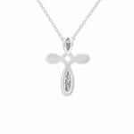 EverWith™ Unisex Celtic Cross Memorial Ashes Pendant with Swarovski Crystals - EverWith Memorial Jewellery - Trade