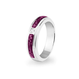 EverWith™ Unisex Remembrance Memorial Ashes Ring with Swarovski Crystal - EverWith Memorial Jewellery - Trade