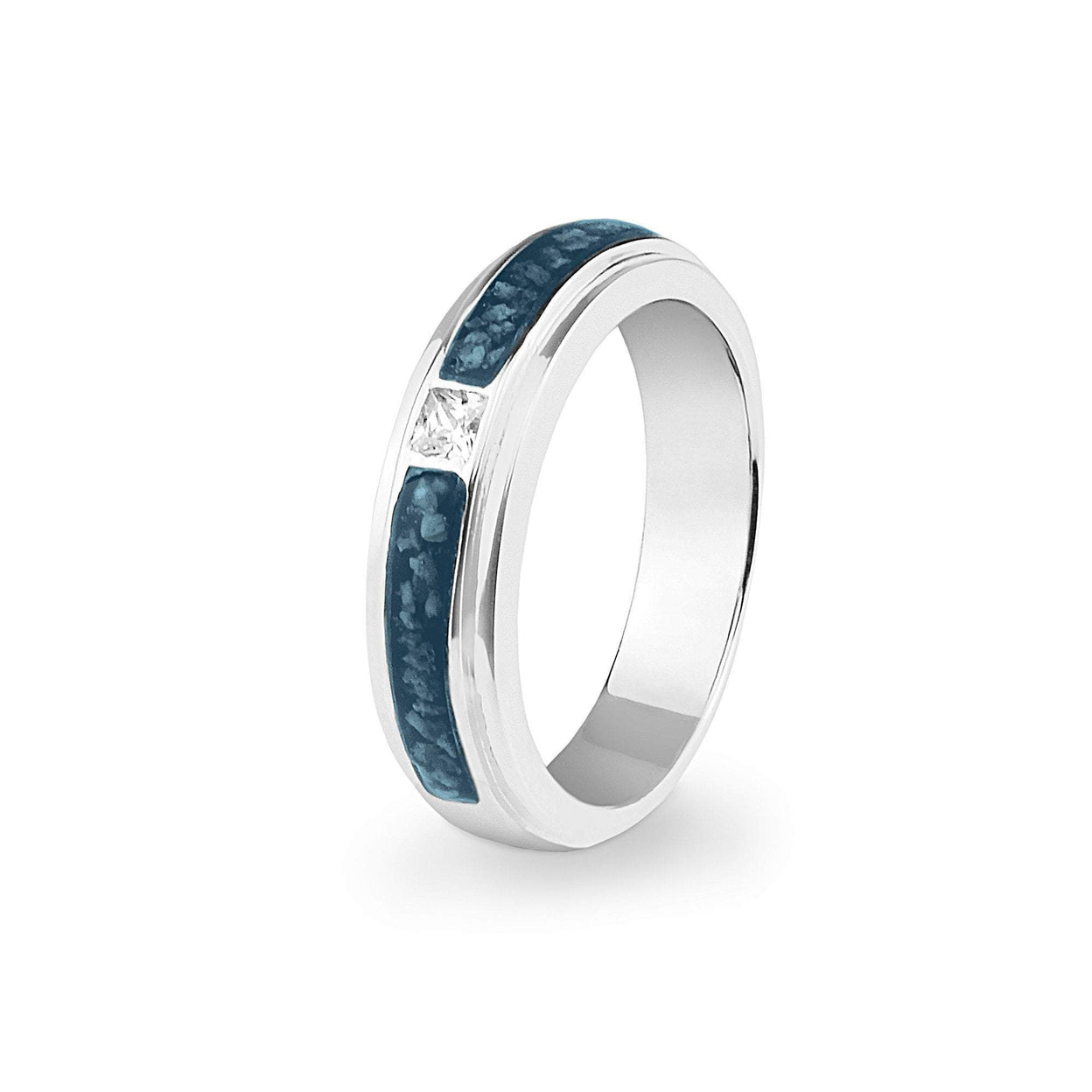 Load image into Gallery viewer, EverWith™ Unisex Remembrance Memorial Ashes Ring with Swarovski Crystal - EverWith Memorial Jewellery - Trade