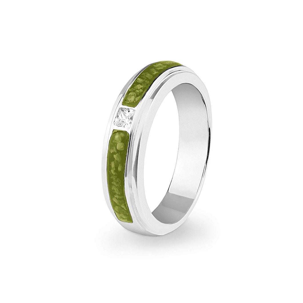 EverWith™ Unisex Remembrance Memorial Ashes Ring with Swarovski Crystal - EverWith Memorial Jewellery - Trade