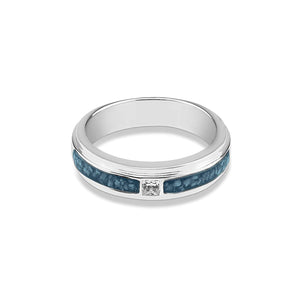 EverWith™ Unisex Remembrance Memorial Ashes Ring with Swarovski Crystal - EverWith Memorial Jewellery - Trade
