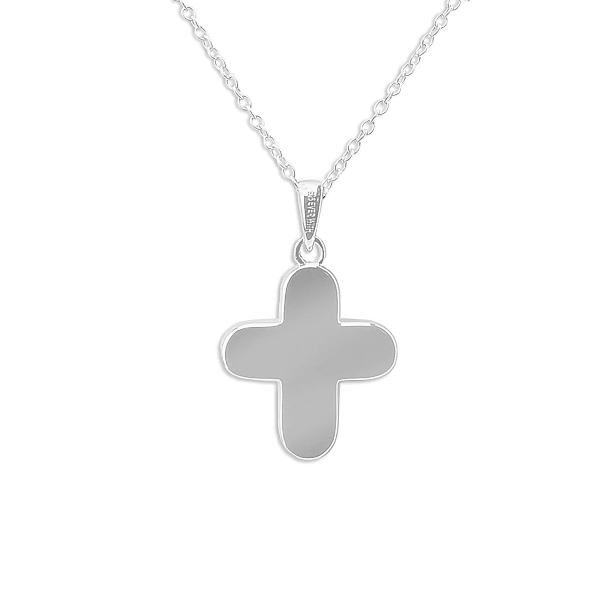 Load image into Gallery viewer, EverWith™ Unisex Rounded Cross Memorial Ashes Pendant - EverWith Memorial Jewellery - Trade