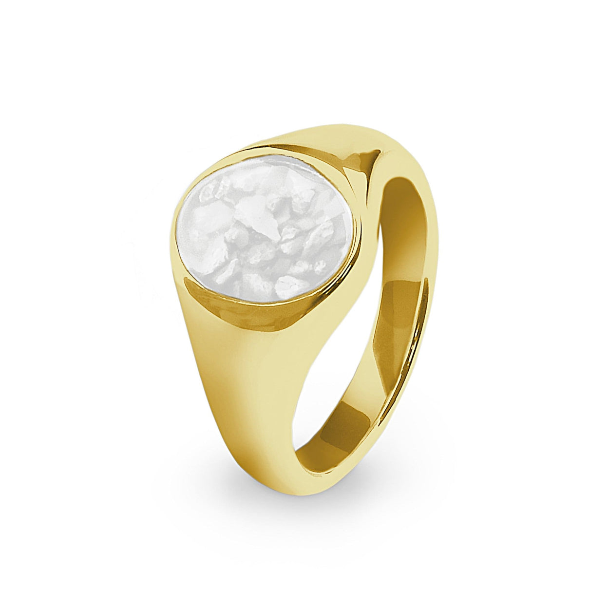 Load image into Gallery viewer, EverWith™ Unisex Shield Memorial Ashes Ring - EverWith Memorial Jewellery - Trade