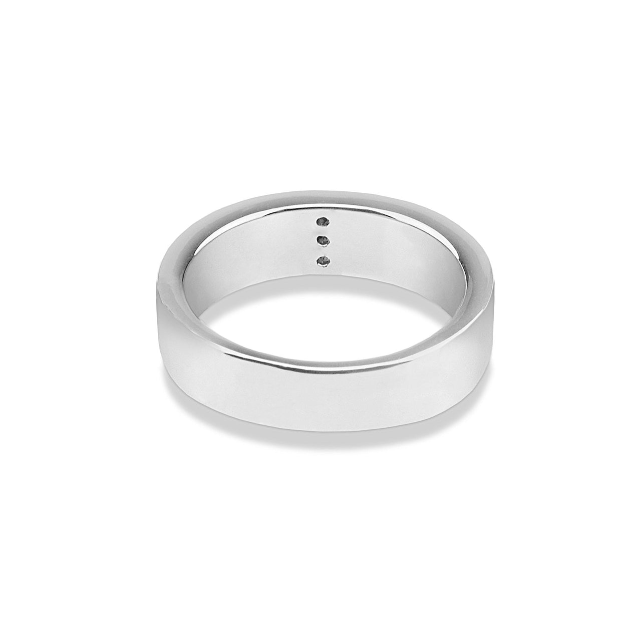 Load image into Gallery viewer, EverWith™ Unisex Three Together Memorial Ashes Ring with Swarovski Crystals - EverWith Memorial Jewellery - Trade